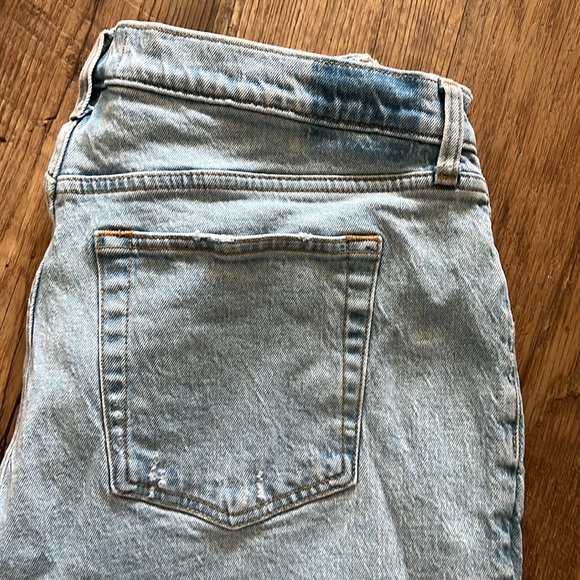 Abercrombie & Fitch Cross Button The Dad High Rise Jean 33/16 - Picture 5 of 11